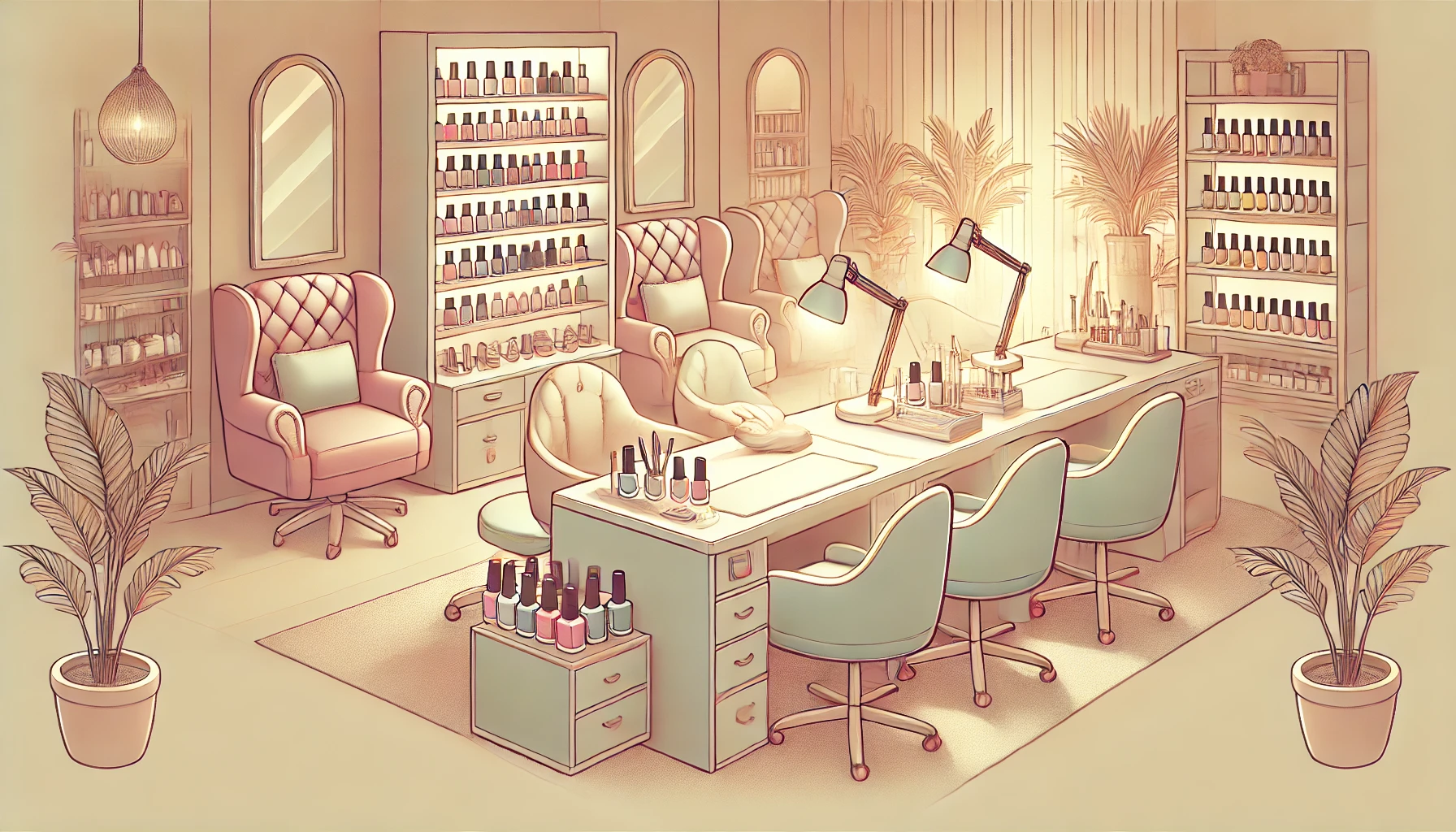 美容室でネイルサロンを経営するのは違法？